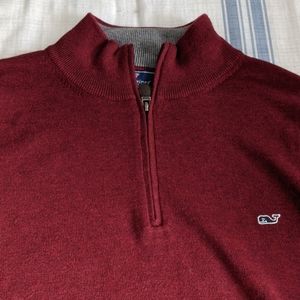 Vineyard Vines Quarter Zip 1/4 Sweater